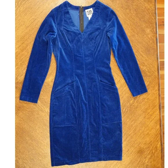 Prairie Underground - Fuzzbox Dress - M - Cobalt - Picture 3 of 6